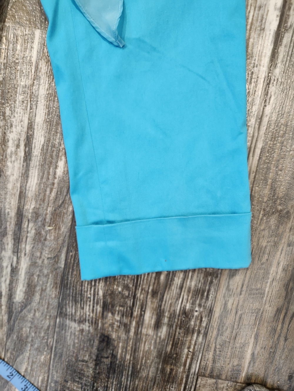 (2) Worthington Stretch Chic Tie Waist Women's Size 6 Cropped Cotton Pants - Picture 9 of 12